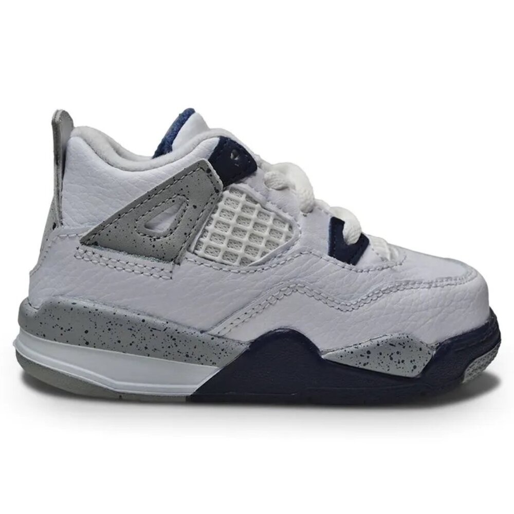 🌙[BRAND NEW] AIR JORDAN 4 RETRO MIDNIGHT NAVY TODDLER SHOES SIZE 6C SNEAKERS🌙